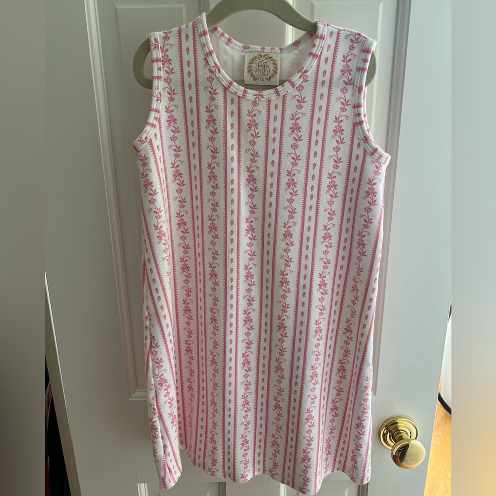 The Beaufort Bonnet Company Pink and White Dress